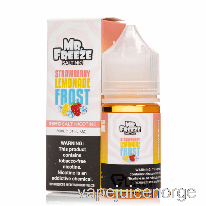 Vape Norge Strawberry Lemonade Frost - Mr Freeze Salter - 30ml 35mg